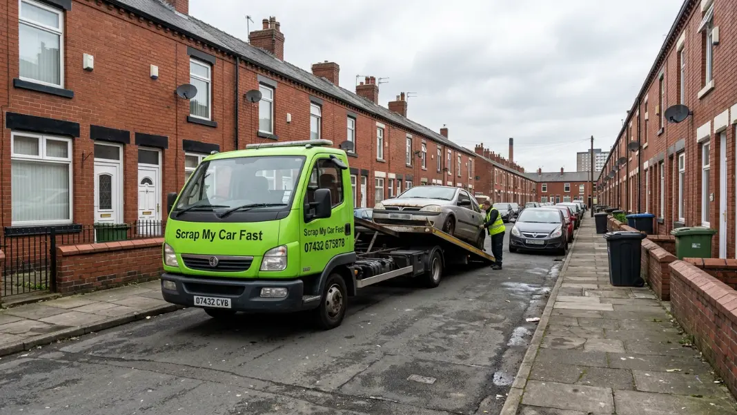 Scrap My Car Fast vehicle parked