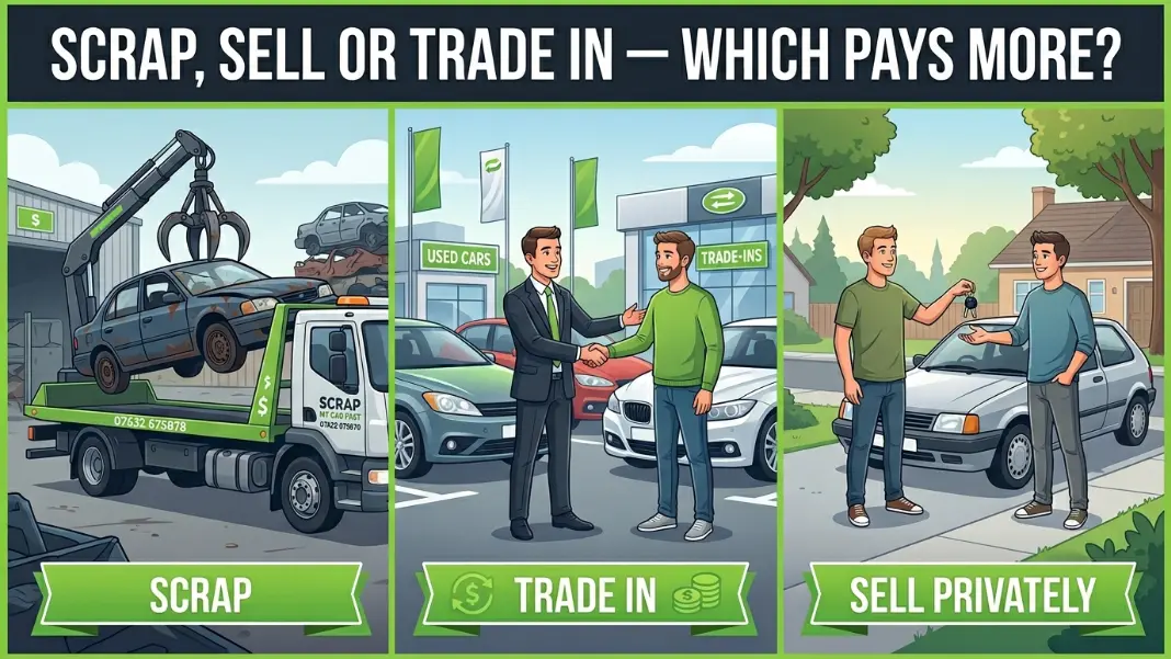 Scrap vs Part Exchange vs Private Sale: Which Gets You More Money?