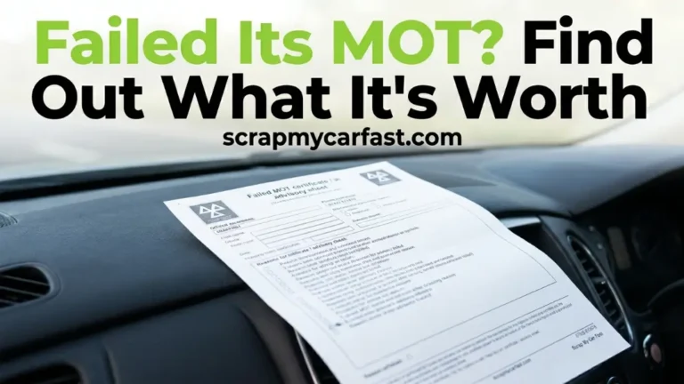 Selling a Car That Failed Its MOT Is Scrapping the Right Move