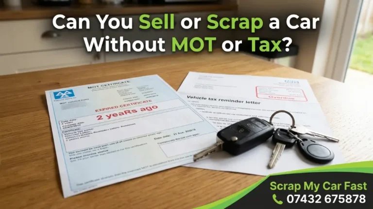 Can You Sell or Scrap a Car Without MOT or Tax
