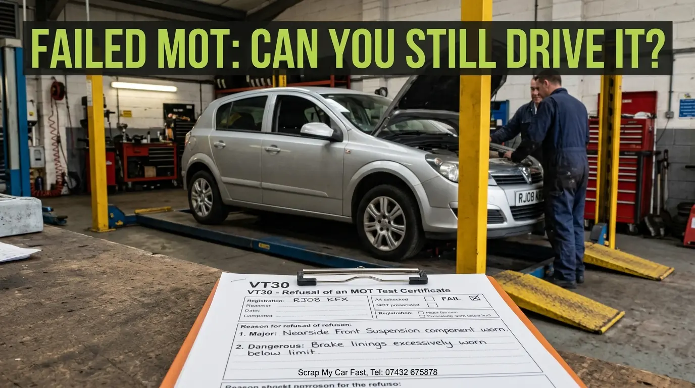 Failed MOT: Can You Still Drive Your Car? The UK Rules, Fines and What to Do Next